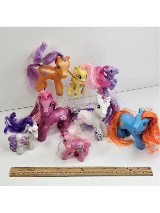 My Little Pony Collection Of 8, Including 25th Anniversary MLP Hasbro - Picture 15 of 15